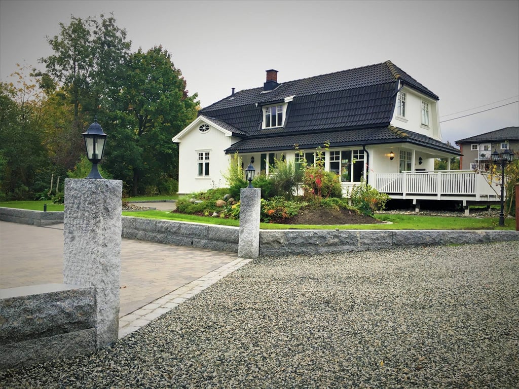 Granitt Portstolper