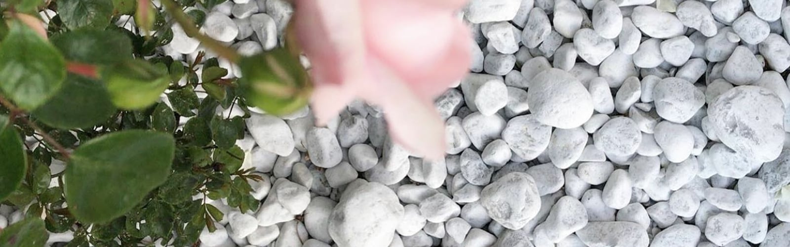 Hvit Dekorstein Storsekk