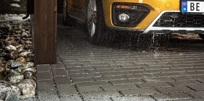 Overvann på uteplassen?