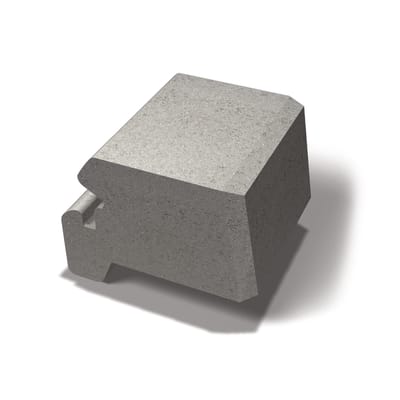 Miniblokk Helblokk Grå