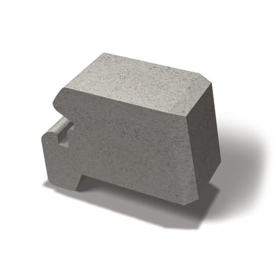 Miniblokk Halvblokk Grå