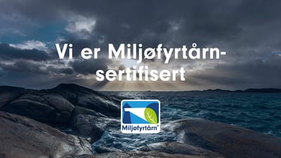 Vi er Miljøfyrtårn-sertifisert