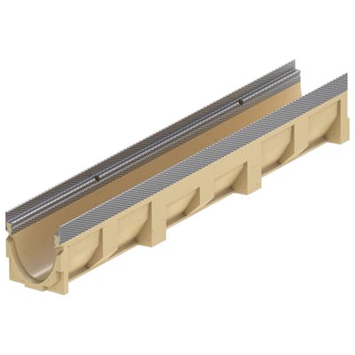 Aco Multiline V-150 0.0 U/Fall m/Galv.Kant L=1m