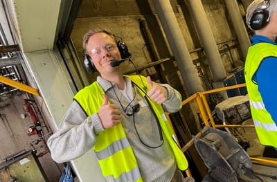 Besøk på støperiet