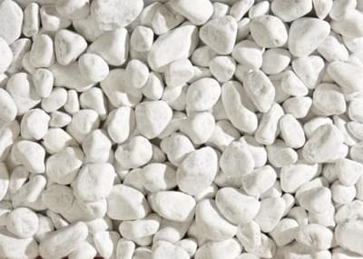 Dekorstein White Tromlet 25/40 mm 20 kg