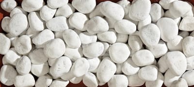 Dekorstein White Tromlet 40/60 mm 20 kg