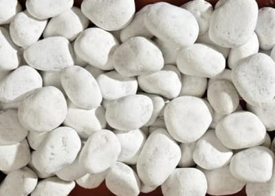 Dekorstein White Tromlet 40/60 mm 20 kg