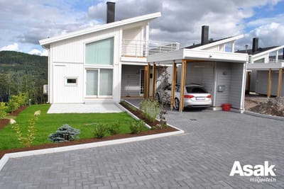 Arena Dren Belegningsstein Koksgrå 6 cm