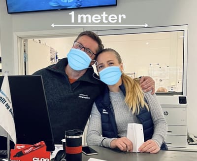 Fra mandag er vi oppe som vanlig!