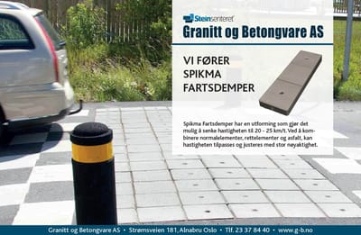 Vi fører Spikma fartsdemper