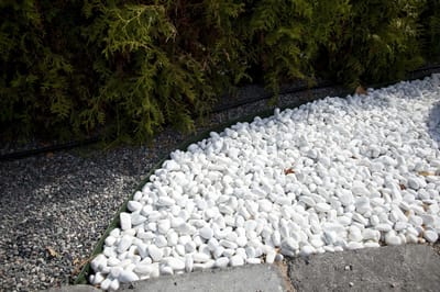 Dekorstein Hvit matt 20/40 mm 800 kg