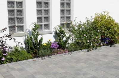 Torg Struktur Belegningsstein Gråmix 5 cm