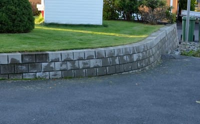 Ministøttemur Grå Buestein