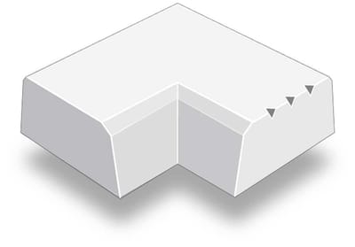 Minimur Hjørne Innv/Utv. Grå Nr. 3