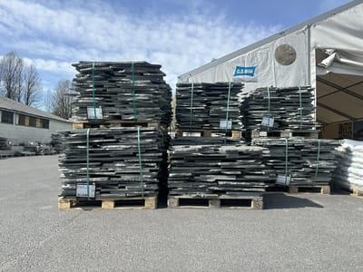 Kampanje Mørk Oppdal Bruddskifer Små 2-3 cm