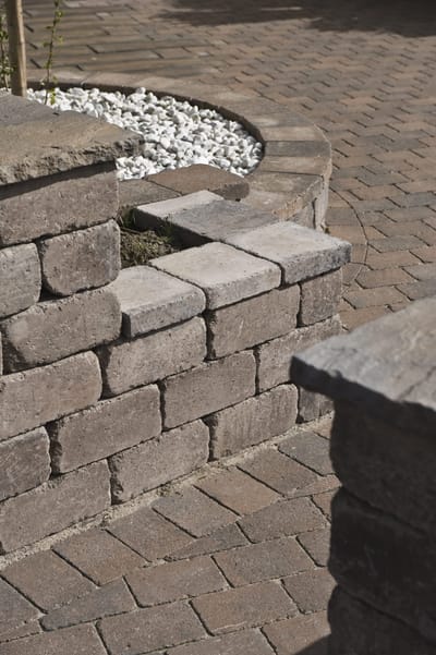 Rådhus Belegningsstein Brunmix 5 cm