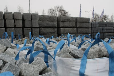 Granitt Storgatestein ca. 1600 kg