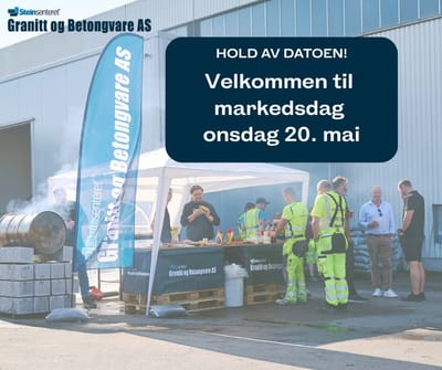 Hold av datoen. Markedsdag onsdag 20. mai!