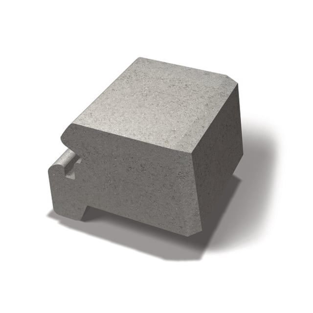 Miniblokk Helblokk Grå