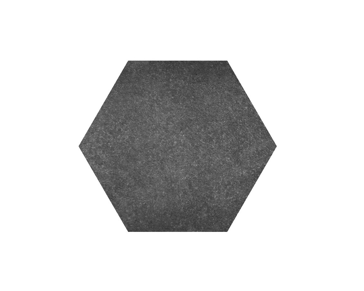 Heksagon Keramisk Helle Basalt