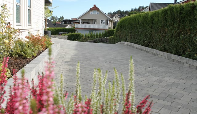 Rådhus Kantstein Betong Gråmix