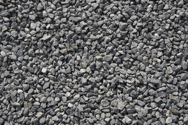 Dekorstein Knust Granitt Grafitt 11/16 mm 15 kg