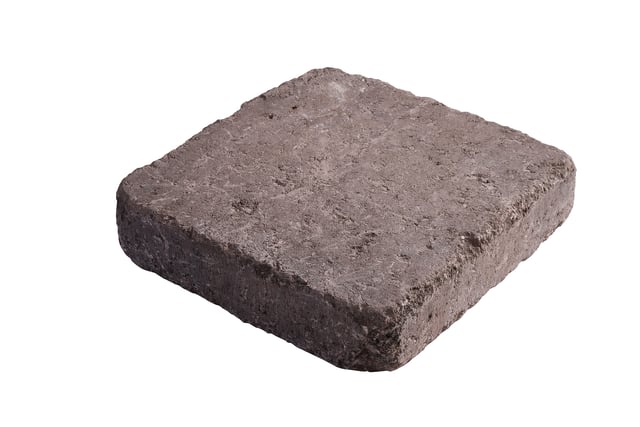Rådhus Betonghelle/Topphelle Brunmix 25×25×6 cm