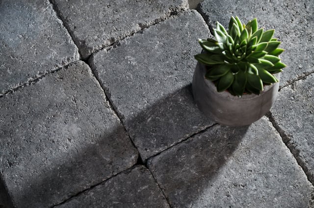 Rådhus Betonghelle/Topphelle Gråmix 25×25×6 cm