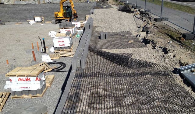 Jordarmeringsnett E’Grid 1,3×25 m
