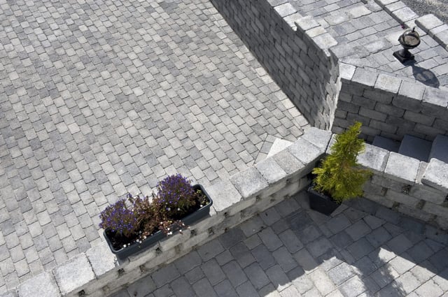 Rådhus Belegningsstein Gråmix 6 cm