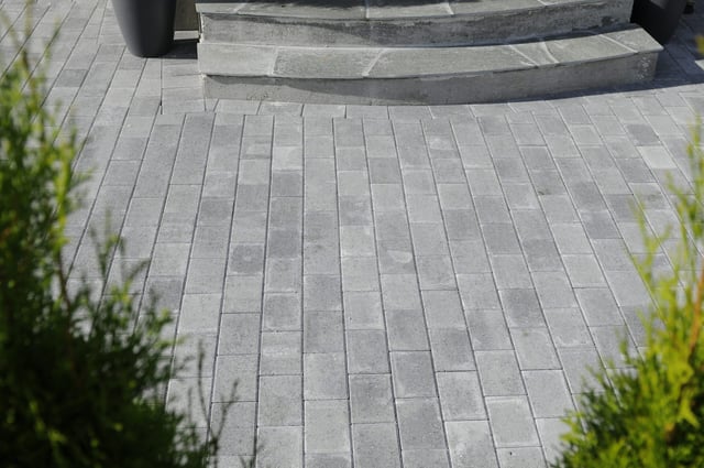 Torg Struktur Belegningsstein Gråmix 5 cm
