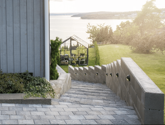 Relieff Belegningsstein Gråmix XXL 6 cm